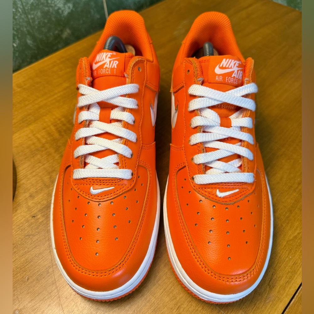 New Nike Air Force 1 Low Retro Jewel Color Of The Month Safety Orange M6.5 W8